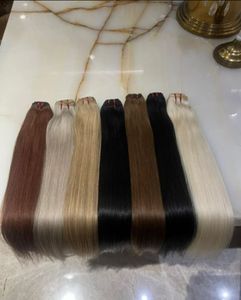 Extensiones de Cabello Humano Ondulado y Liso, Color Marrón, Naturales, Ligeras, Ecológicas, en Paquete a Granel - Product Image 3