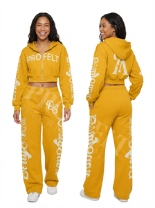 Ensembles deux pièces tendance et stylés pour l'hiver : survêtements à capuche et pantalon, survêtements de jogging camouflage avec broderie effet usé - Product Image 2