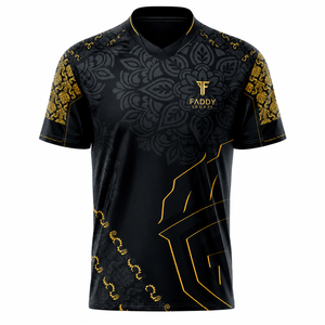 ออกแบบเสื้อแข่งอีสปอร์ตแบบซับลิเมชั่นระดับมืออาชีพ เสื้อยืดทีมเกมมิ่งระบายอากาศแห้งเร็วสำหรับผู้ชาย เสื้อผ้าสำหรับนักกีฬาอาชีพในทัวร์นาเมนต์ - Product Image 1