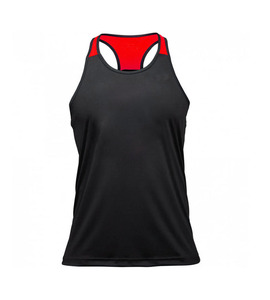 Camiseta sin Mangas Rosa para Mujer, Cuello Redondo, Tejida, 100% Poliéster, Transpirable, Informal, de Color Sólido, Ropa Deportiva - Product Image 5