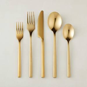 <b>High</b> End Modern Metal Cutlery Set For Dining <b>Table</b> Durable Stylish <b>Kitchen</b> Accessories Premium Set - Product Image 5