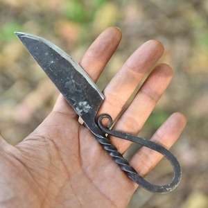 Handmade Carbon Steel Medieval Knife Knife – Full Tang Viking Chef Knife with Leather Sheath - Product Image 4