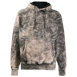 รับผลิตเสื้อฮู้ดดี้แบบ Acid Wash ผ้าฝ้ายพรีเมียม เฟรนช์เทอร์รี่ แบบสวมหัว รับทำแบรนด์ OEM ขายส่ง ผู้ผลิตส่งออก - Product Image 1