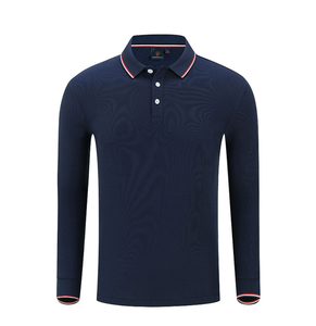 Spring & Autumn Long-Sleeve Polo Shirt - Casual Collared <b>Base</b> <b>Layer</b> | Business Casual Versatile Minimalist Polo Top - Product Image 3