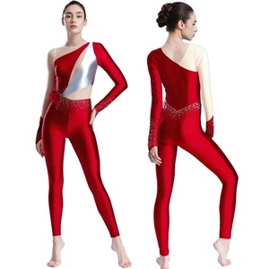 Womens Seamless <b>Shapewear</b> <b>Bodysuit</b> Figure Skating Jumpsuit Gymnastics Costume For Dance Performances Women Wholesale Used - Product Image 2