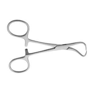 Pinza de Toallas Backhaus de Acero Inoxidable de Grado Médico, Pinza Quirúrgica para Sujeción de Paños, con Mordazas Curvas Puntiagudas y Bloqueo de Trinquete - Product Image 3
