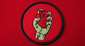 Parche bordado termoadhesivo redondo de murciélago morado y cementerio de vampiros, insignia bordada para ropa, chaqueta, aplique DIY personalizado - Product Image 2