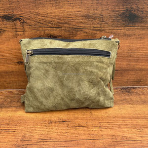 2024 moda mujer Sling bandolera señoras alta calidad gamuza cuero flecos pequeño bolso de hombro señoras borla bolso monedero - Product Image 3