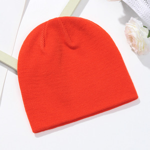 <b>Beanie</b> <b>Hat</b> <b>Wool</b> Acrylic Knit Skull Cap Winter Warm Streetwear Design <b>Hats</b> for Women Man Teenagers - Product Image 1