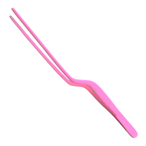 Pinzas profesionales KOUNAIN de 20,5 cm para Chef, pinzas para alimentos de acero inoxidable con revestimiento de PTFE y utensilios de agarre dentado - Product Image 1