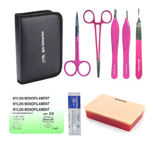 Including Large Silicone <b>Suture</b> Pad With Pre-cut Wounds For Medical Students Medic Instruments Medical Equipments - Product Image 1
