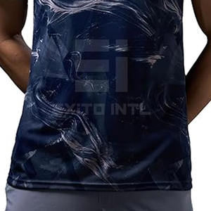 Camiseta de Hombre Estilo Urbano 2026, Personalizable con Logotipo, Mezcla de Nailon y Algodón, Impresa, Etiqueta Privada Disponible, Alta Calidad, Transpirable - Product Image 6