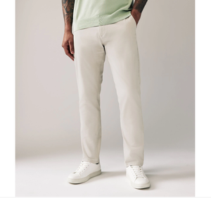 Pantalones Chinos de Algodón Ligeros y Ecológicos para Hombre, Corte Slim Fit, Cintura Media, Rectos, Elásticos, Anti-Pilling, Transpirables y Anti-Arrugas - Product Image 1