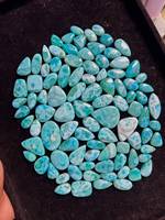 Pierre précieuse Larimar naturelle de qualité export, pierre bleue polie pour bijoux, perles, pendentifs et objets de collection, disponible à la vente
