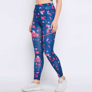 Leggings de yoga pour femmes, taille haute, extensibles, sans coutures, pour le fitness, la gym, la course et le sport, avec faible MOQ - Product Image 2