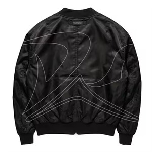 Men's Retro Double-Sided Bomber <b>Jacket</b> Stand Collar Windproof Leather Zipper Closure <b>Fleece</b>-<b>Lined</b> Winter Finished - Product Image 5