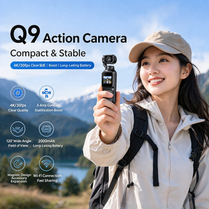 กล้องวิดีโอบล็อกพกพา IFA03 Q9 รุ่น 130 °   กล้องแอคชั่นเลนส์หมุนได้มุมกว้างพร้อมอินฟราเรดสำหรับมองกลางคืน - Product Image 4