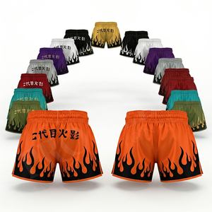 Shorts de combat multi-usages personnalisés pour la boxe, le MMA, le BJJ, les arts martiaux, l'entraînement au kickboxing, avec design par sublimation - Product Image 1