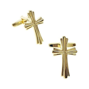 Pins de Camisa con Cruz de los Caballeros Templarios, Acabado Dorado, Accesorios Formales de Metal Personalizados para Camisa, Regalia Masónica - Product Image 3