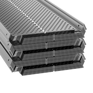 Copertura per grondaie e filtri a lamelle in alluminio da 6 pollici, protezione per grondaie, 52 pezzi, lunghezza totale 208 piedi, diametro foro 0,157 piedi - Product Image 2