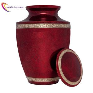 Large Cremation Urns <b>for</b> Human <b>Ashes</b> Adult Red Funeral Memorial Urns Decorative Burial Jar Personalized Keepsake <b>Casket</b> Supplier - Product Image 6