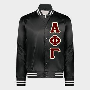 Chaqueta Bomber de Invierno de Alta Calidad |   Parche Bordado Personalizado con Logotipo |   Estilo Universitario |   Ecológico y Resistente al Viento |   OEM ODM Venta al por Mayor - Product Image 1