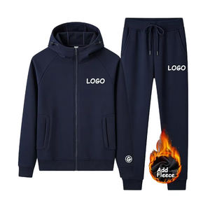 Chándal de Forro Polar de Poliéster de Alta Calidad, Chándal Personalizado para Hombre, Corte Ajustado, Chándal de Entrenamiento, Chándal Deportivo de Forro Polar - Product Image 1