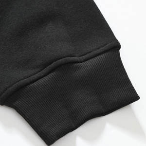 ชุดวอร์มผู้ชายผ้าฝ้ายคุณภาพสูงแบบครึ่งซิปพิมพ์โลโก้ตามสั่ง ทรงโอเวอร์ไซส์ สำหรับออกกำลังกาย วิ่ง และเล่นกีฬา  แบบ unisex พร้อมฮู้ด - Product Image 3