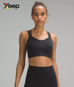 Sujetador Deportivo de Yoga para Mujer XEEP de Alta Calidad XC-SB-107, Diseño Sólido y Simple, Transpirable, con Tirantes Ajustables y Almohadillas Extraíbles, Alto Soporte - Product Image 1