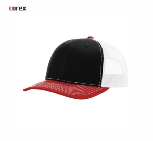 Gorra Trucker Richardson Personalizada Negra y Amarilla de Malla, 6 Paneles, Ajustable, Unisex, Casual, para Exteriores, Invierno, Primavera, Verano, para Adultos - Product Image 3