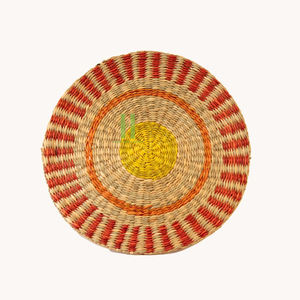 Tendance du moment : Sets de table écologiques bohèmes en jonc de mer naturel, tressés à la main, 35 cm, pour décoration de table de mariage, en osier festonné - Product Image 4