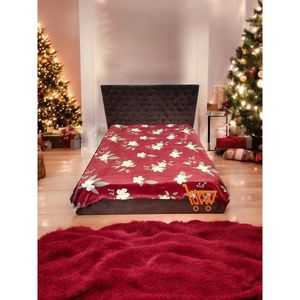 0.8KG Luxury Soft & Warm Winter Flannel Polyester Raschel <b>Bed</b> Blanket - Product Image 4