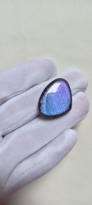 Pierre précieuse naturelle en labradorite bleue, taille poire, pour la fabrication de bijoux, collier, pendentif, décoration - Product Image 4