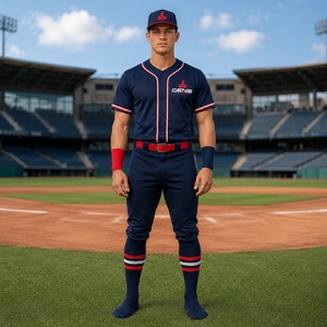 Baseball Uniform Premium <b>Athletic</b> Clothing Designed For Youth Adult Teams Practice Sessions Competitive Tournaments And Outdoor - Product Image 1