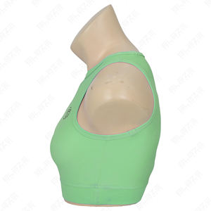 Soutiens-gorge de sport personnalisés à taille mi-haute, unis, avec élasthanne/nylon, ajustement parfait, respirant, confortable, leggings de yoga - Product Image 5