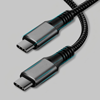 Câble USB Type-C vers Type-C, charge rapide 240W 5A, tressé, PD 3.1, personnalisé, 1m