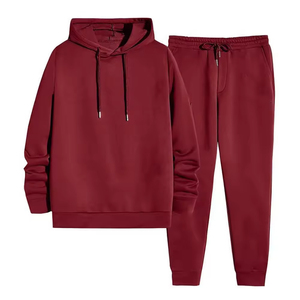 2026 Wholesale Custom Autumn Breathable Plus Size Maternity Blank Plain Solid Color Tracksuit <b>Men's</b> Sweatpants <b>Shorts</b> <b>Hoodie</b> <b>Set</b> - Product Image 1