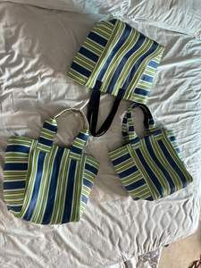 Grands sacs de courses réutilisables en nylon recyclé et PP tissé, écologiques, avec fermeture éclair, impression offset, taille personnalisable, durables - Product Image 6