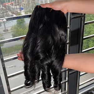 Wholesale suppliers Funmi magic wavy Vietnamese Raw Hair Wigs 100% natural human hair extensions