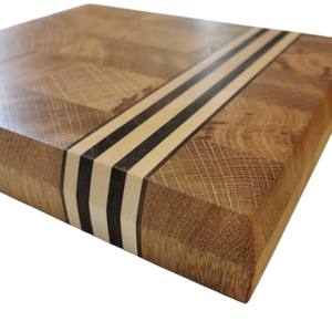 Plateau de service et planche à découper en bois d'acacia de haute qualité, ensemble professionnel de qualité chef, bloc de découpe en bois, fabrication sous marque privée - Product Image 2