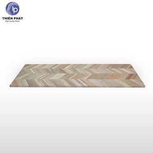 Planche de découpe en bois d'acacia massif Thien Phat Chevron, 25x96 pouces, épaisseur personnalisable (1,25-1,5 pouces), fabriquée à Gia Lai - Product Image 3