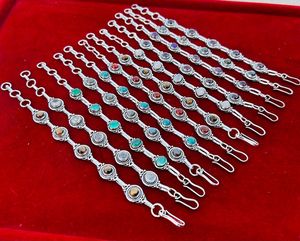 Multi Color Crystal <b>Bracelet</b> Natural <b>Gemstone</b> Silver Plated Handmade <b>Bracelet</b> For Women Wholesale Jewelry - Product Image 3