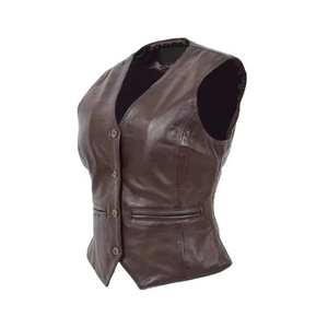 Chaqueta de Invierno para Mujer, 100% Poliéster, Cuello en V, Corte Ajustado, Cierre de Cremallera, Impermeable, Casual, para Motocicleta, con Bolsillos - Product Image 2