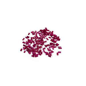 Baguettes de rubis naturel non traité du Mozambique, calibrées 2x4mm, pierre précieuse naturelle à facettes pour la fabrication de bijoux - Product Image 1