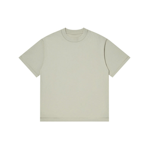 T-shirt à manches courtes pour homme, couleur unie, col rond, coupe classique, style décontracté, tissu jersey 100% coton - Product Image 5