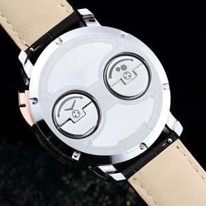 Reloj JC con Bomba de Aceite, Caja de Acero Inoxidable 316L, Movimiento Mecánico Automático, Cristal de Zafiro, Correa de Cuero, Reloj para Hombre - Product Image 6