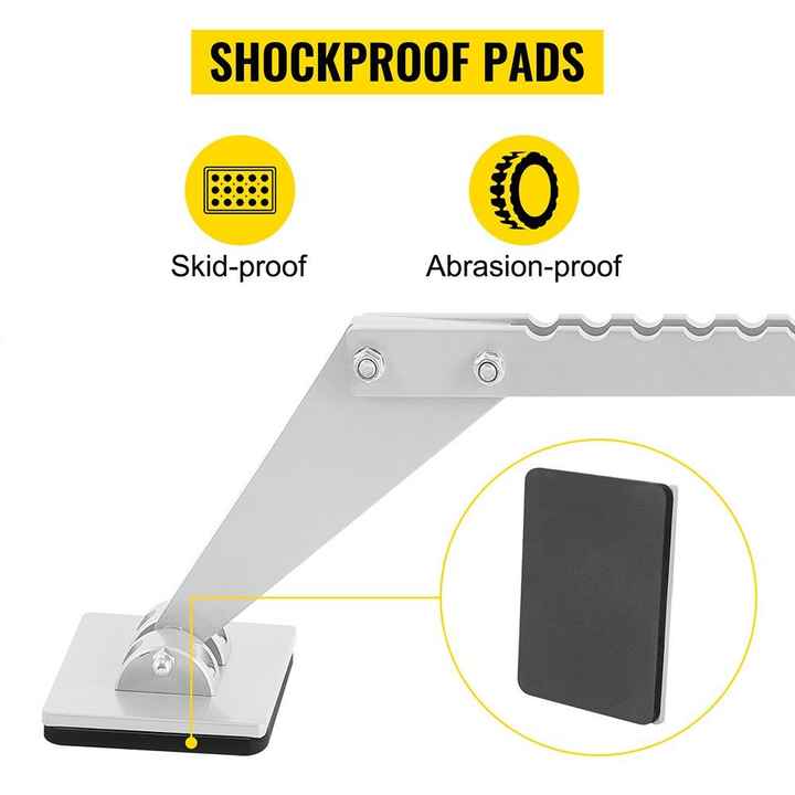 Portable Dent Pull Lever Bar 6 Claw Hook Single Leg Lifter Aluminum Alloy Car Body Repair Equipment Dent Puller for Repairing
