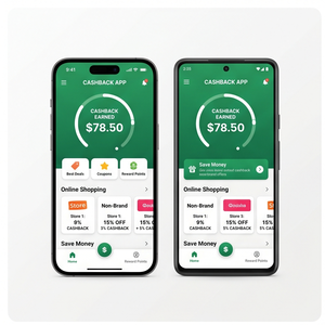 Aplicación Royalcraft Cashback – Ganar recompensas, ahorrar dinero, ofertas, rebajas en compras y cupones ios/android - Product Image 1
