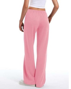 High Waist Women's Sweat Jogger Pant Famous Designer Cotton Cargo Trousers with Stacked Front Style ODM Winter Women Jogger Pant - Product Image 2