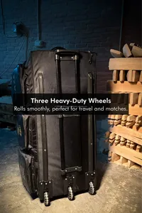 Premium Cricket Gear Solution –ZAP Blaze Team Kit <b>Bag</b> with Wheels |Heavy Duty,Water-Resistant Fabric & <b>Multi</b> Storage <b>Compartment</b> - Product Image 4